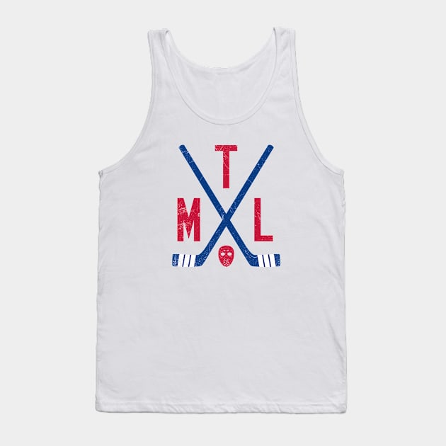 MTL Retro Sticks - White Tank Top by KFig21